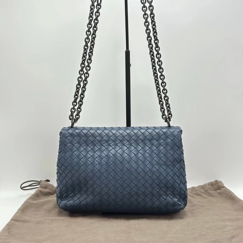 BV olimpia經典編織肩背斜背包 24*17*9 98新配件塵袋-5