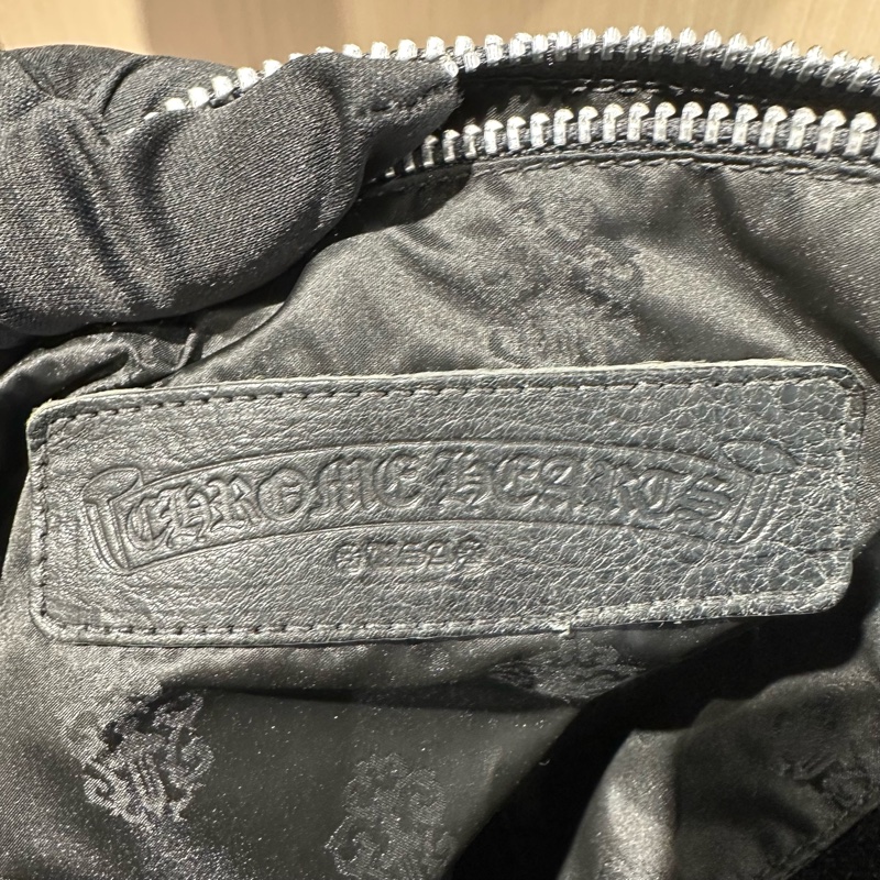 克罗心chromehearts 黑色十字水桶流浪包-4