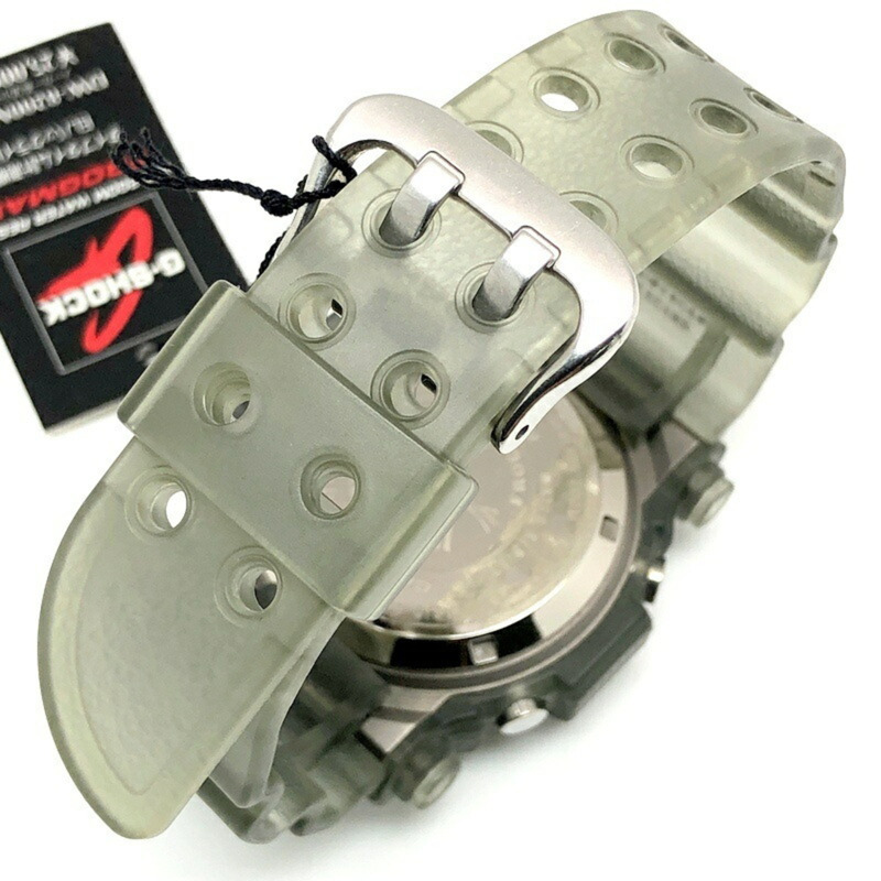 G-SHOCK CASIO DW-8200MS-8T FROGMAN MEN IN SME 手錶,灰色鏤空鈦金屬錶殼,潛水蛙人EL系列第三款,1998年9月發售,三國丘店,ITBSABY09BS0-6