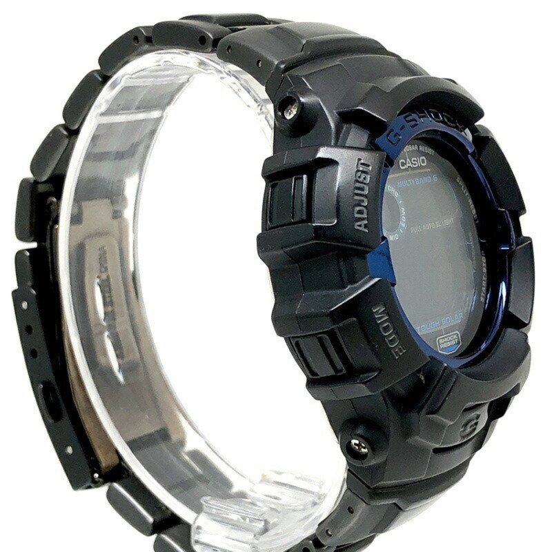 G-SHOCK CASIO GW-2310BD-1B BLACK×BLUE系列手錶,電波太陽能,堅固耐用,6頻多波段,金屬錶帶,IP塗層,2010年12月發售,三國丘店,IT4EG8ACNHDS-1