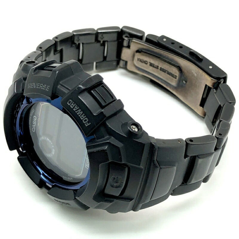 G-SHOCK CASIO GW-2310BD-1B BLACK×BLUE系列手錶,電波太陽能,堅固耐用,6頻多波段,金屬錶帶,IP塗層,2010年12月發售,三國丘店,IT4EG8ACNHDS-6