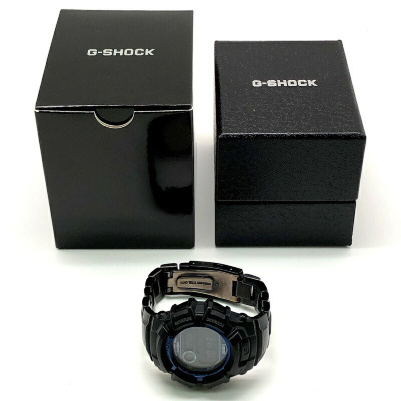G-SHOCK CASIO GW-2310BD-1B BLACK×BLUE系列手錶,電波太陽能,堅固耐用,6頻多波段,金屬錶帶,IP塗層,2010年12月發售,三國丘店,IT4EG8ACNHDS-9
