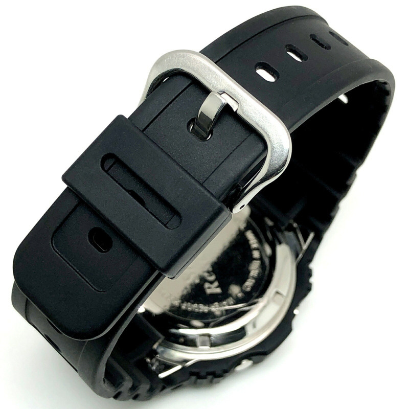 G-SHOCK CASIO DW-5700-1 腕錶,復刻原版 Sting 型號,採用鏡面拋光、旋入式錶殼和 EL 背光。 DW-5700C 復刻版於 2001 年 8 月上市。可在三國丘店購買。產品代碼:IT41Z9P84E30。-6