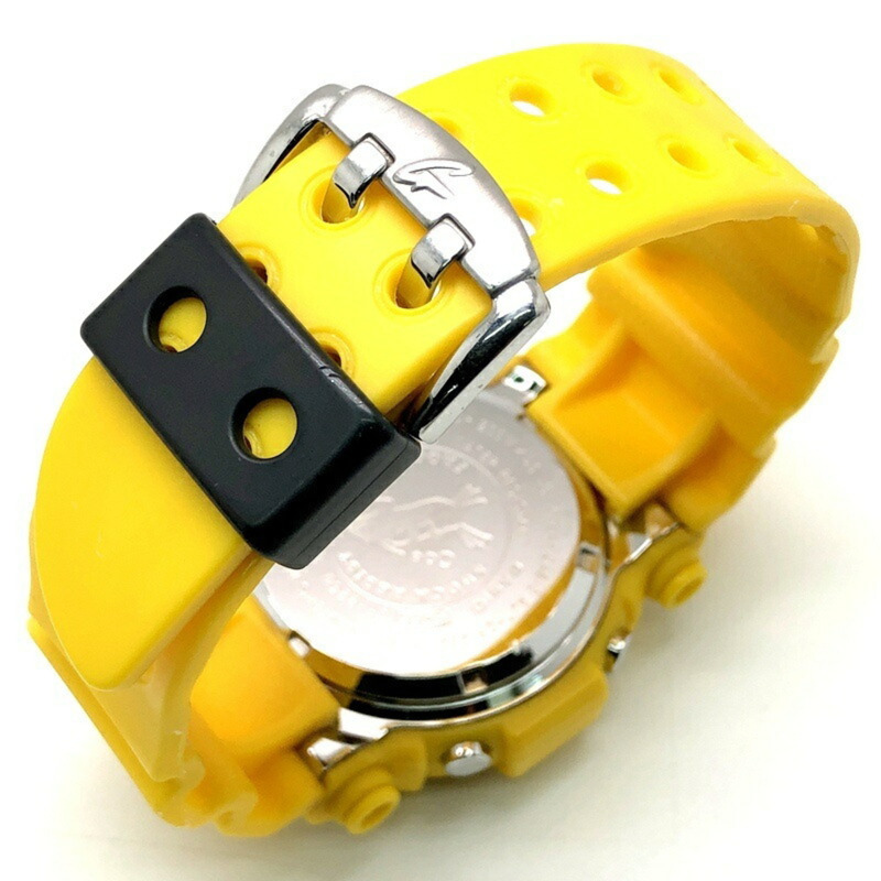 G-SHOCK CASIO FROGMAN GF-8250-9 堅固太陽能手錶,不鏽鋼錶殼,黃色青蛙圖案(潛水EL)2010年10月發售,三國丘店 IT3FM1ZUXGE8-6