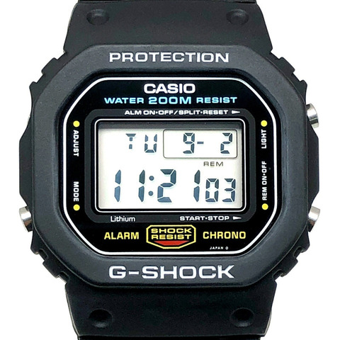 G-SHOCK CASIO DW-5600C-1V M901 手錶，官方修復，200M 海外標記，正宗 Speed 型號，電影“SPEED”中的基努·裡維斯，帶有微型燈泡，旋入式後蓋，1987 年 6 月發售，三國丘店 ITGFYHL25G7QYHL25G7Q
