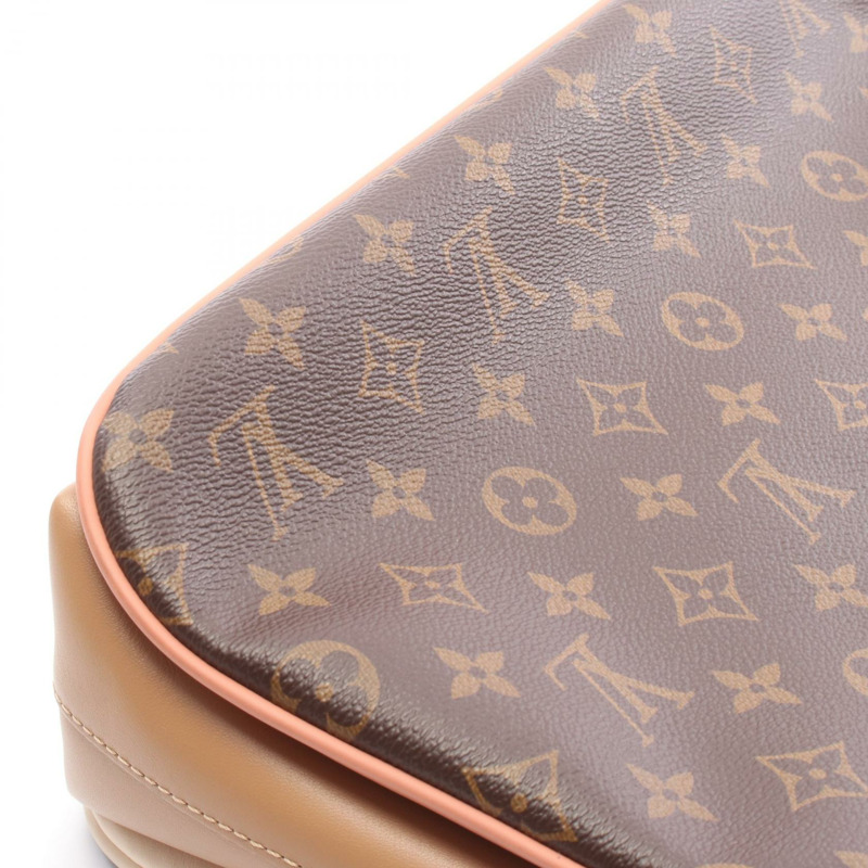 LOUIS VUITTON Millefeuille 單肩包 M44255 Monogram 帆布 棕色 二手-6