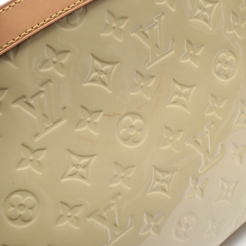 LOUIS VUITTON Blair MM 單肩包 手提包 M91456 皮革 米色 二手 女士 LV-5