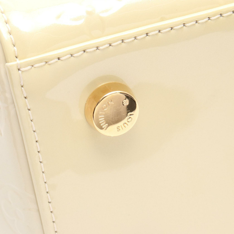 LOUIS VUITTON Blair MM 單肩包 手提包 M91456 皮革 米色 二手 女士 LV-6