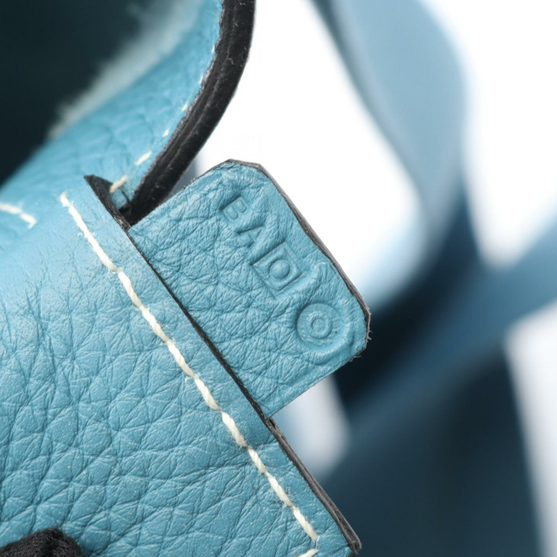 HERMES Good News GM 單肩包 Clemence 皮革 藍色牛仔褲 二手 女士 O SHW-5