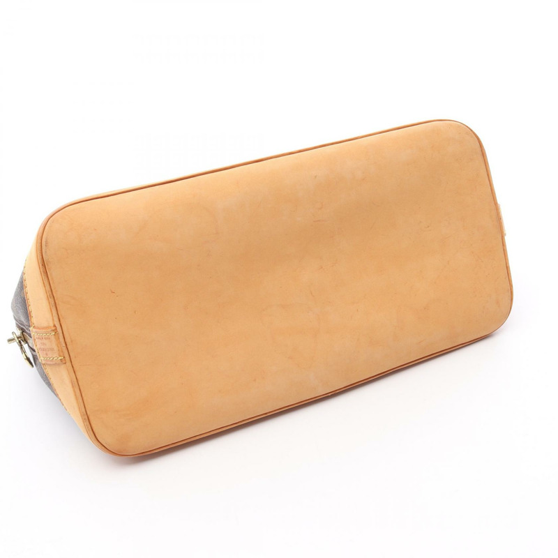 LOUIS VUITTON Alma PM 手提包 M51130 Monogram 帆布 皮革 棕色 二手 女款-5