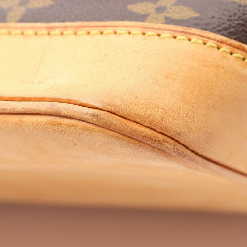 LOUIS VUITTON Alma PM 手提包 M51130 Monogram 帆布 皮革 棕色 二手 女款-6