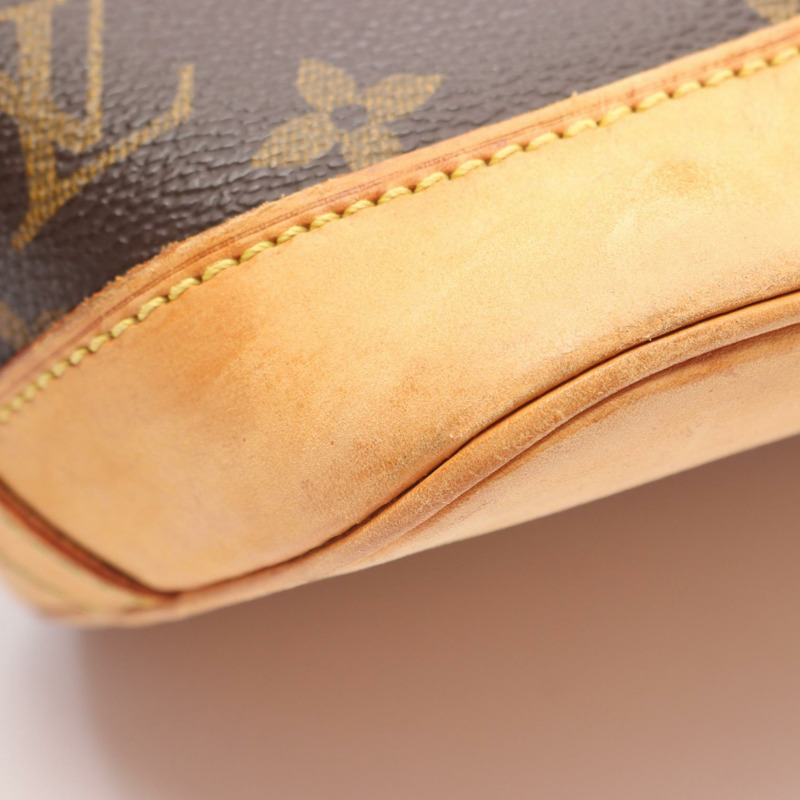 LOUIS VUITTON Alma PM 手提包 M51130 Monogram 帆布 皮革 棕色 二手 女款-7