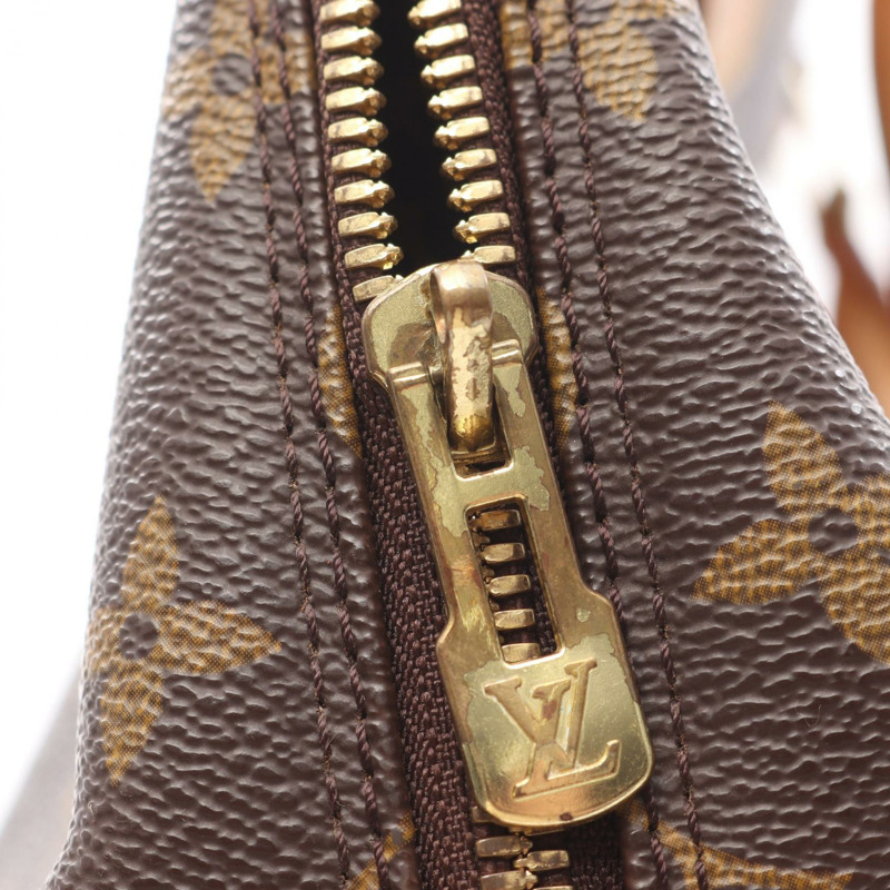 LOUIS VUITTON Alma PM 手提包 M51130 Monogram 帆布 皮革 棕色 二手 女款-9