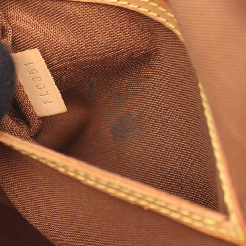 LOUIS VUITTON Alma PM 手提包 M51130 Monogram 帆布 皮革 棕色 二手 女款-10