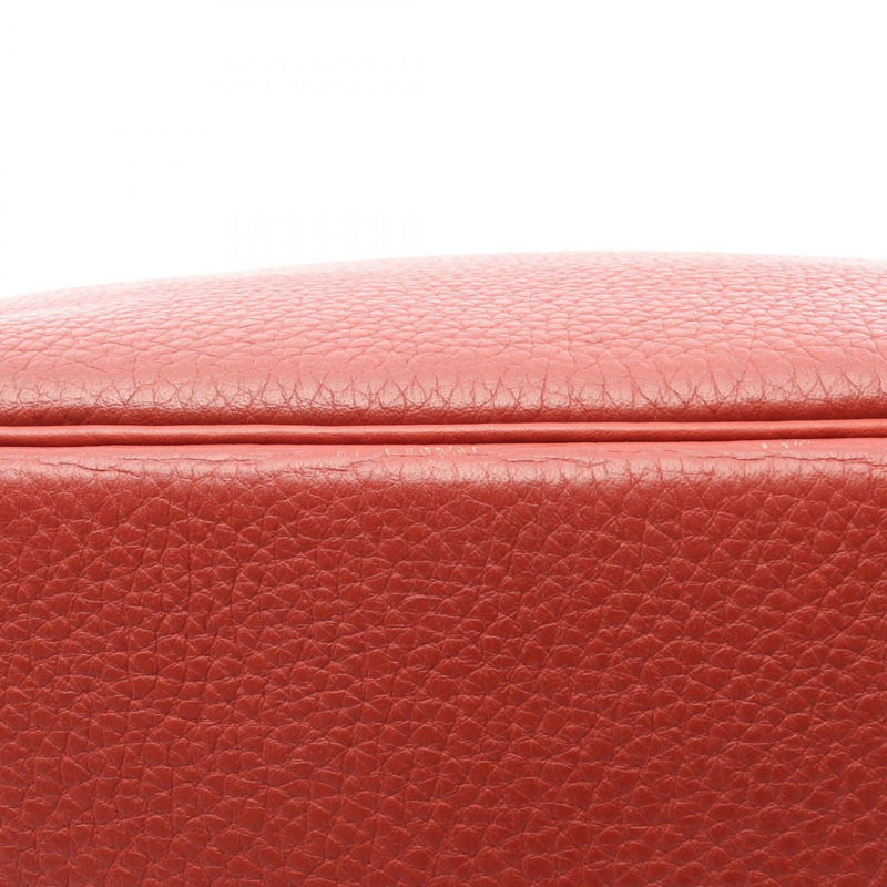 HERMES Birkin 35 手提包 027767CK Clemence 皮革 棕色 Brique 二手 女士 N SHW-8
