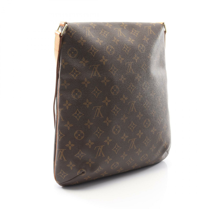 LOUIS VUITTON Musette 單肩斜背包 M51256 Monogram 帆布 棕色 二手-1