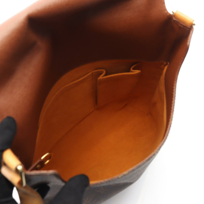 LOUIS VUITTON Musette 單肩斜背包 M51256 Monogram 帆布 棕色 二手-2