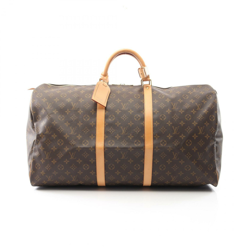 LOUIS VUITTON Keepall 60 手提旅行包 M41412 Monogram 帆布 二手 中性 LV-0