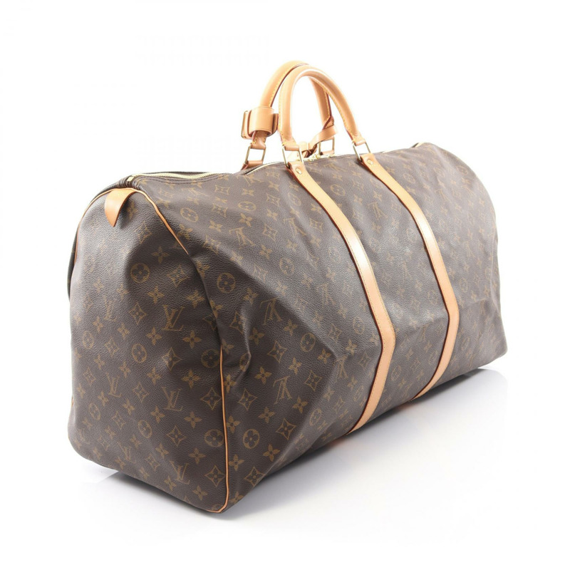 LOUIS VUITTON Keepall 60 手提旅行包 M41412 Monogram 帆布 二手 中性 LV-1