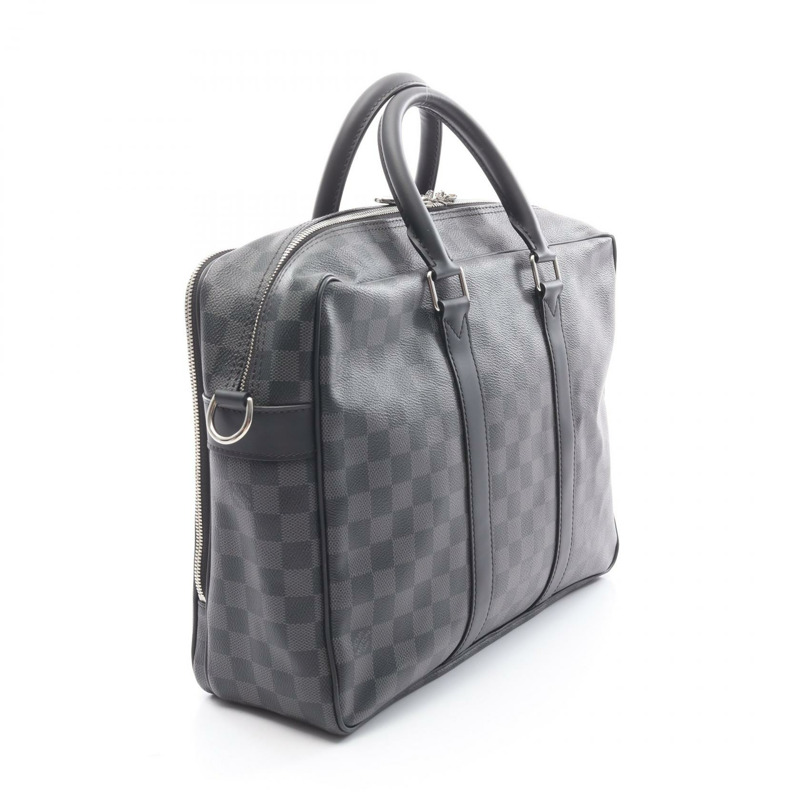 LOUIS VUITTON Icare NM 公事包單肩包 N40007 Damier 石墨帆布 二手-1