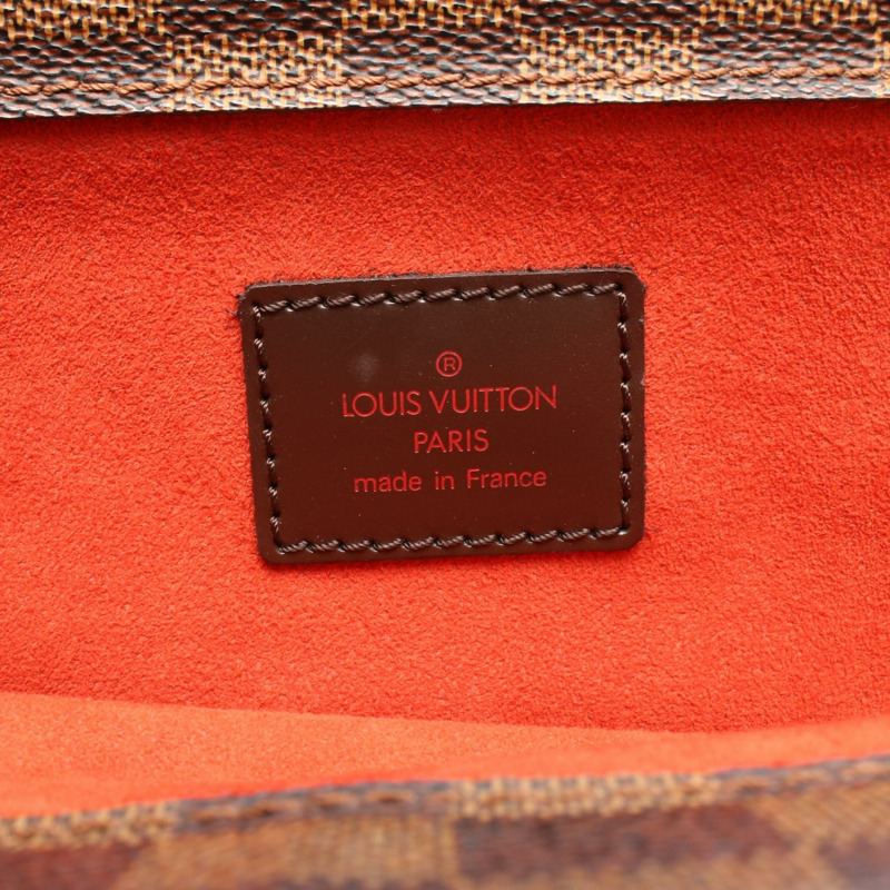 LOUIS VUITTON Parioli PM 單肩托特包 N51123 Damier 帆布 棕色 二手 女款-3