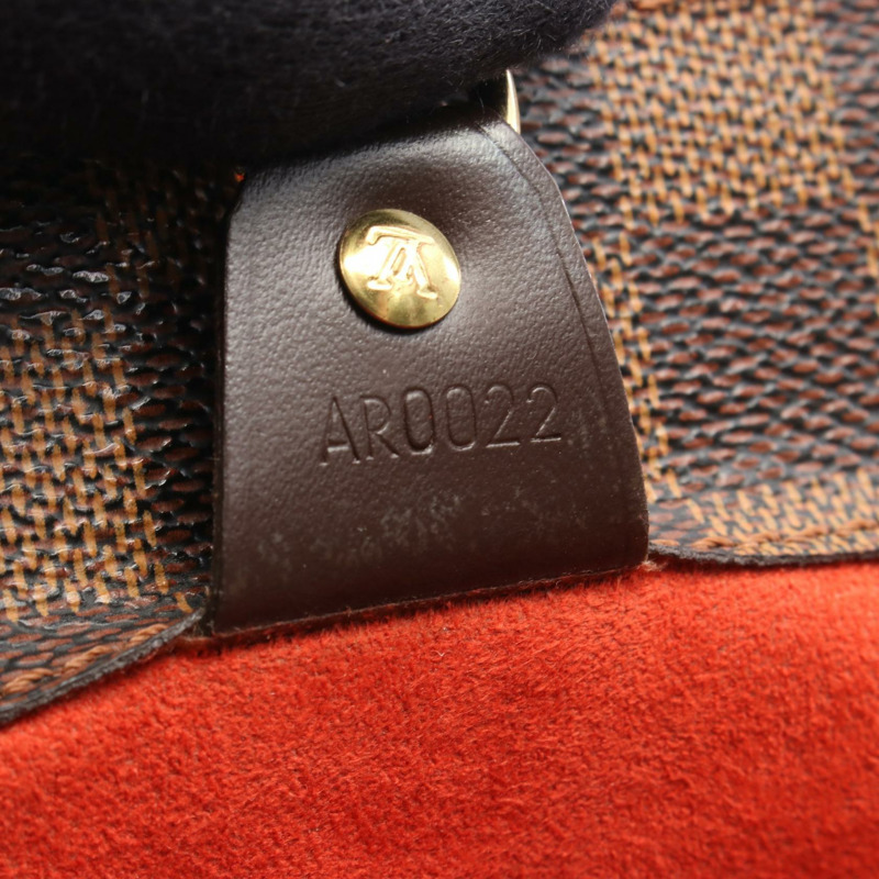 LOUIS VUITTON Parioli PM 單肩托特包 N51123 Damier 帆布 棕色 二手 女款-4
