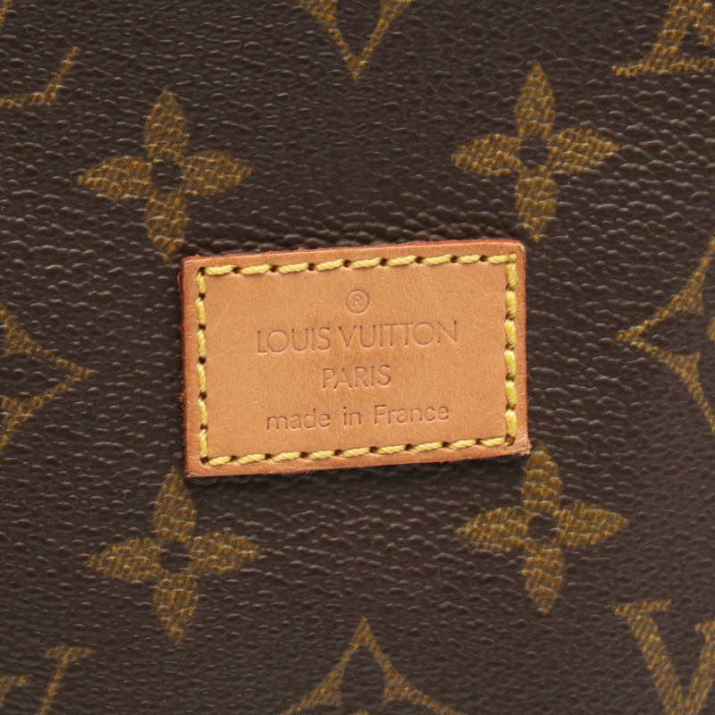 LOUIS VUITTON Saumur 30 肩斜背包 M42256 Monogram 帆布 棕色 二手-4