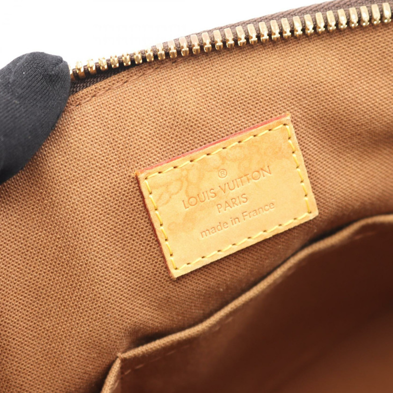 LOUIS VUITTON Tivoli PM 單肩托特包 手提包 M40143 Monogram 帆布 棕色 二手-3
