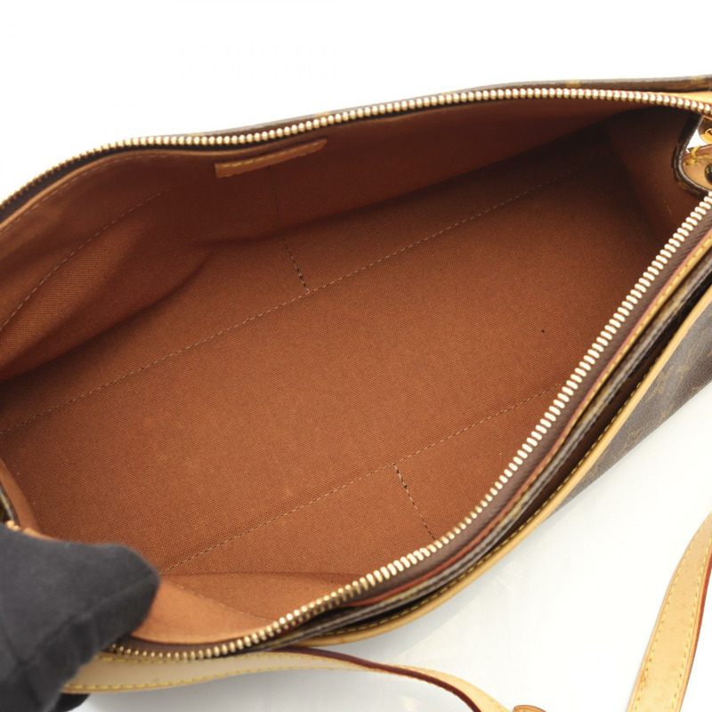 LOUIS VUITTON Popincourt 長單肩斜背包 M40008 Monogram 帆布 二手-2