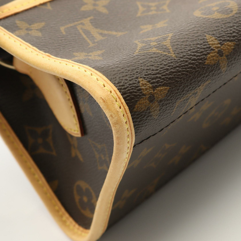 LOUIS VUITTON Popincourt 長單肩斜背包 M40008 Monogram 帆布 二手-5