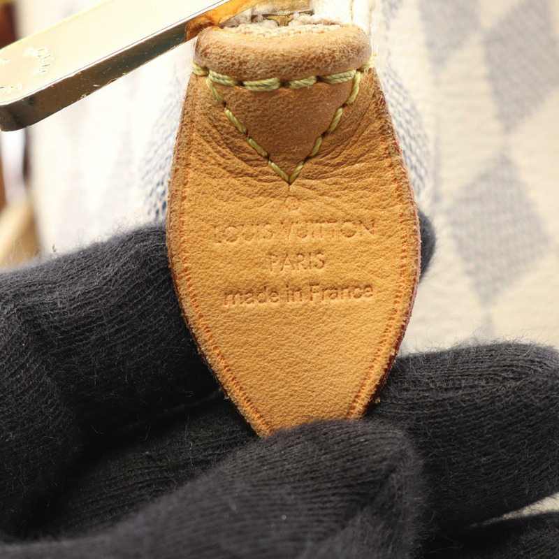 LOUIS VUITTON Totally PM 單肩托特包 N51261 Damier Azur 帆布 二手 女士-3