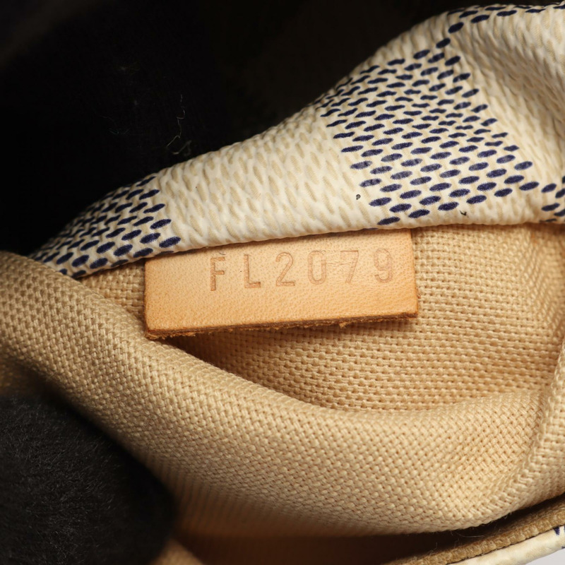 LOUIS VUITTON Totally PM 單肩托特包 N51261 Damier Azur 帆布 二手 女士-4