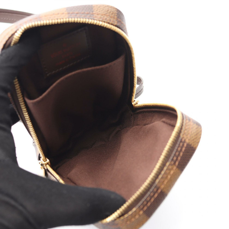 LOUIS VUITTON Etui Okapi GM 單肩包袋 N61737 Damier 棕色 二手 女士 LV-2