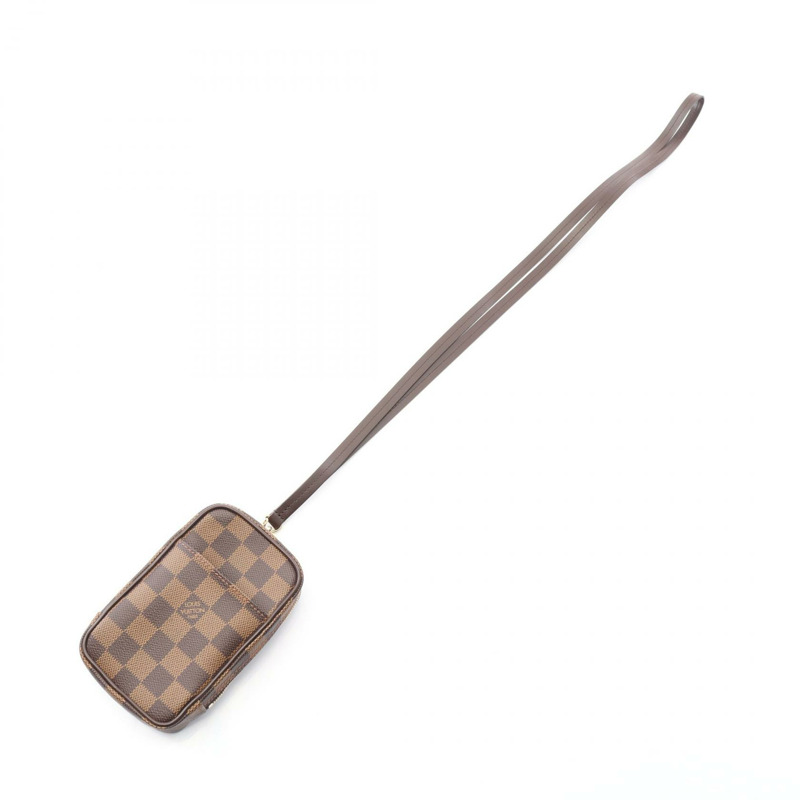 LOUIS VUITTON Etui Okapi GM 單肩包袋 N61737 Damier 棕色 二手 女士 LV-7