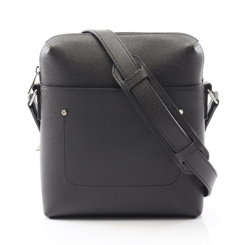 LOUIS VUITTON Pochette Grigori 單肩斜背包 M30505 Taiga 灰色 二手 LV-0
