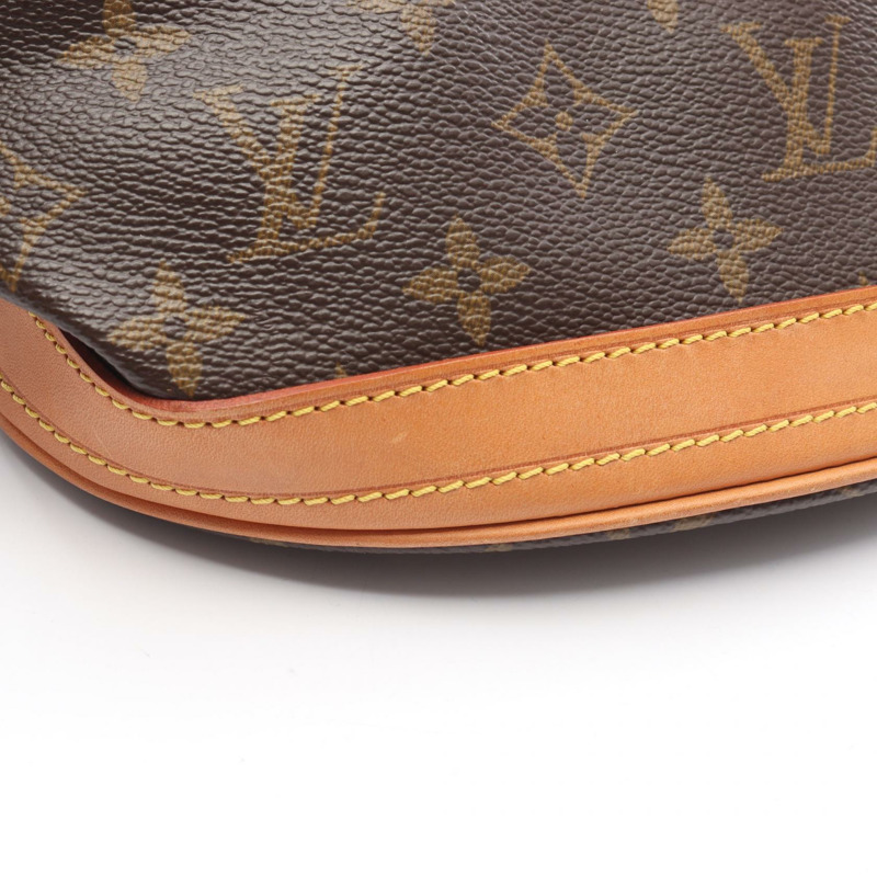LOUIS VUITTON 水桶包 PM 單肩托特包 M42238 Monogram 帆布 棕色 二手 LV-11