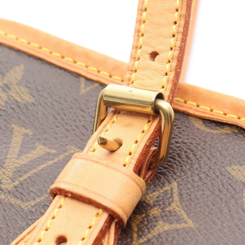 LOUIS VUITTON 水桶包 PM 單肩托特包 M42238 Monogram 帆布 棕色 二手 LV-12