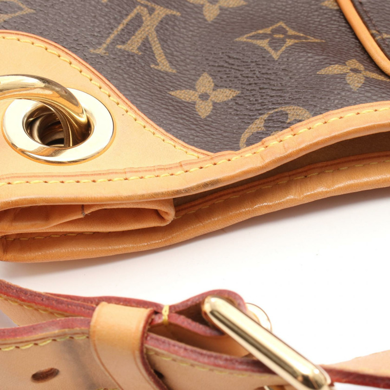 LOUIS VUITTON Galliera PM 單肩托特包 手提包 M56382 Monogram 帆布 二手 LV-8