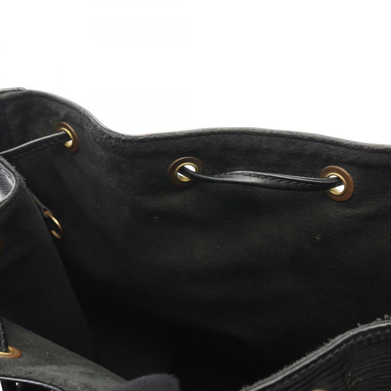 LOUIS VUITTON Noe 單肩包 M59002 Epi 皮革 黑色 Noir 二手 女士 LV-9