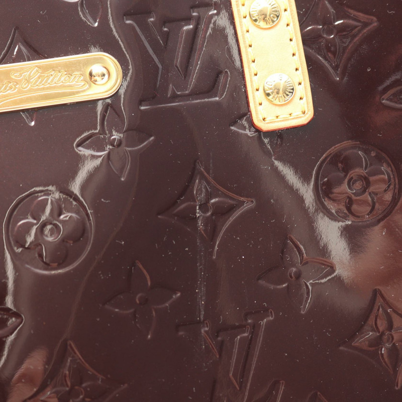 LOUIS VUITTON Bellevue PM 托特包 手提包 M93585 Vernis 紫色 Amarrant 二手女款-6