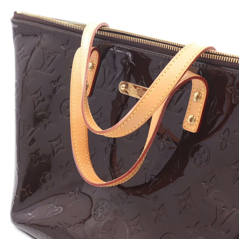 LOUIS VUITTON Bellevue PM 托特包 手提包 M93585 Vernis 紫色 Amarrant 二手女款-13