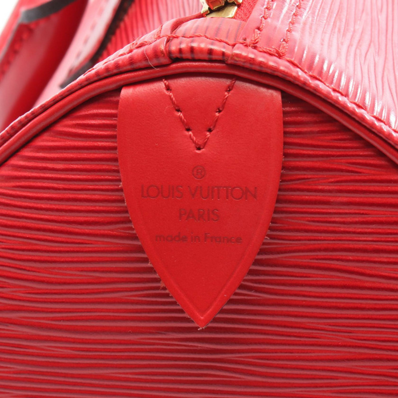 LOUIS VUITTON Speedy 35 手提包 M42997 Epi 皮革卡斯蒂利亞紅色二手女士 LV-3