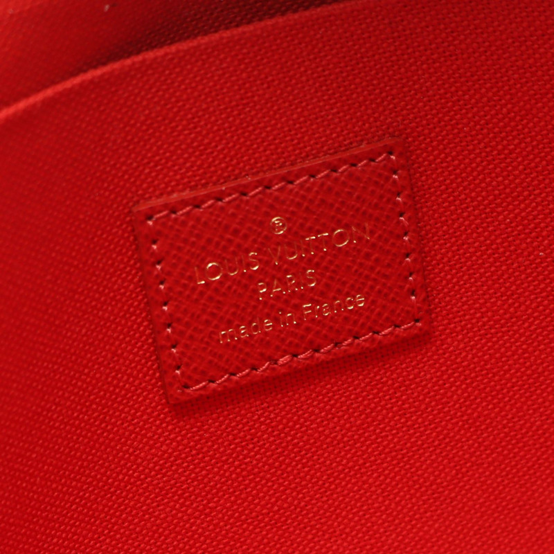 LOUIS VUITTON Pochette Felicie 鏈條單肩斜背包 N63032 Damier 棕色-3