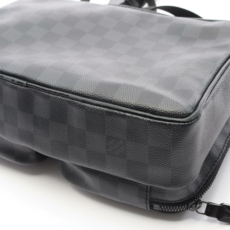 LOUIS VUITTON Utility 信差單肩包 N40280 Damier 石墨帆布 二手-7