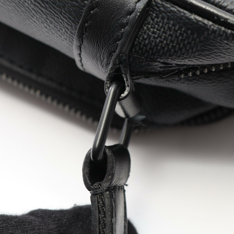 LOUIS VUITTON Utility 信差單肩包 N40280 Damier 石墨帆布 二手-10