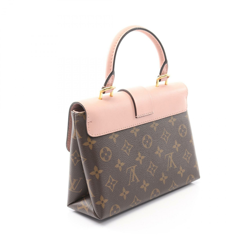LOUIS VUITTON Locky BB 手提包 M44080 Monogram 帆布皮革棕色玫瑰貴賓犬-1