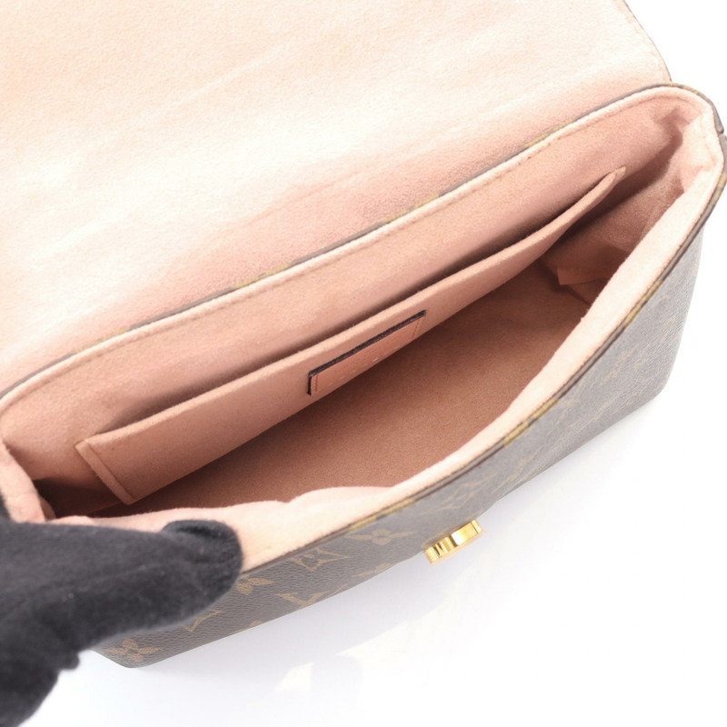 LOUIS VUITTON Locky BB 手提包 M44080 Monogram 帆布皮革棕色玫瑰貴賓犬-2