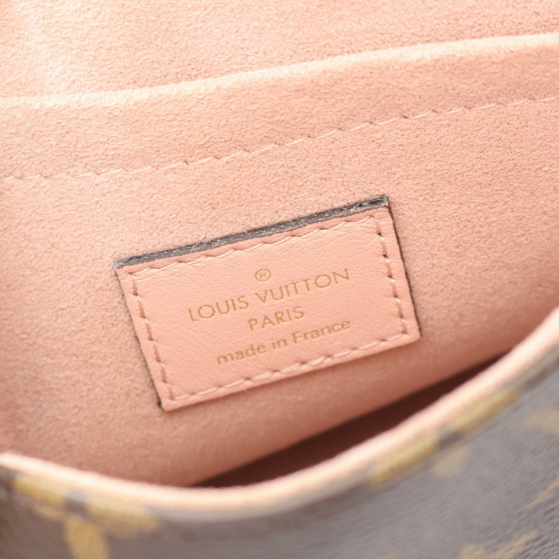 LOUIS VUITTON Locky BB 手提包 M44080 Monogram 帆布皮革棕色玫瑰貴賓犬-3