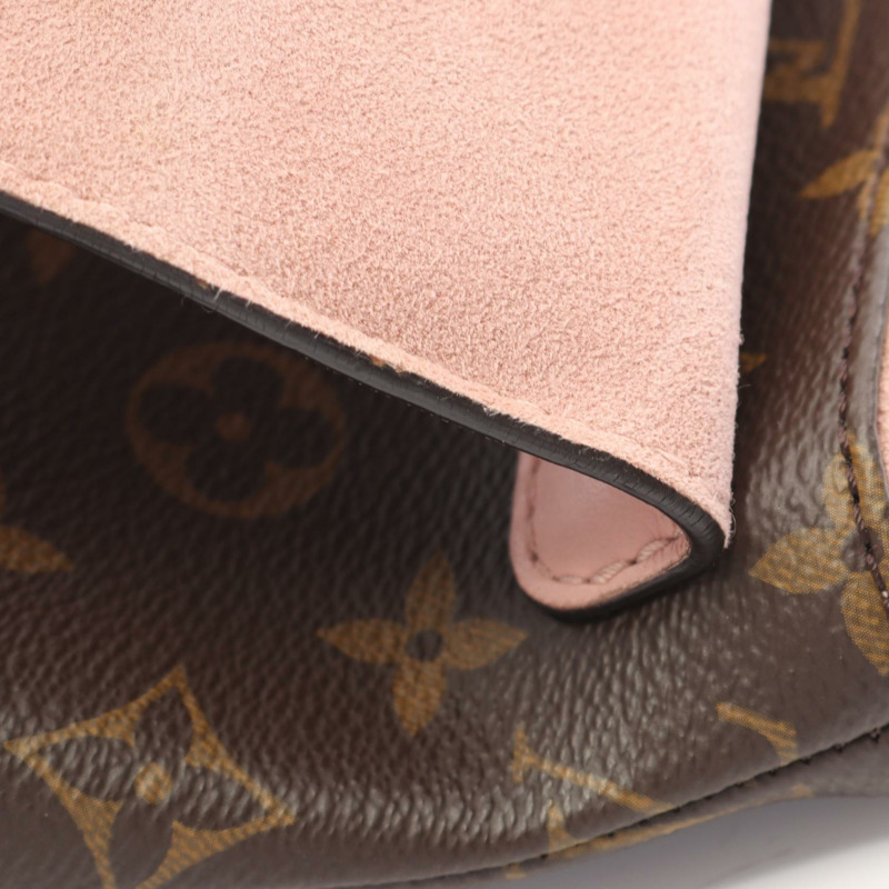 LOUIS VUITTON Locky BB 手提包 M44080 Monogram 帆布皮革棕色玫瑰貴賓犬-5