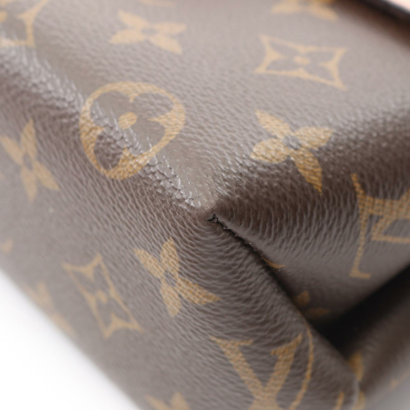 LOUIS VUITTON Locky BB 手提包 M44080 Monogram 帆布皮革棕色玫瑰貴賓犬-7